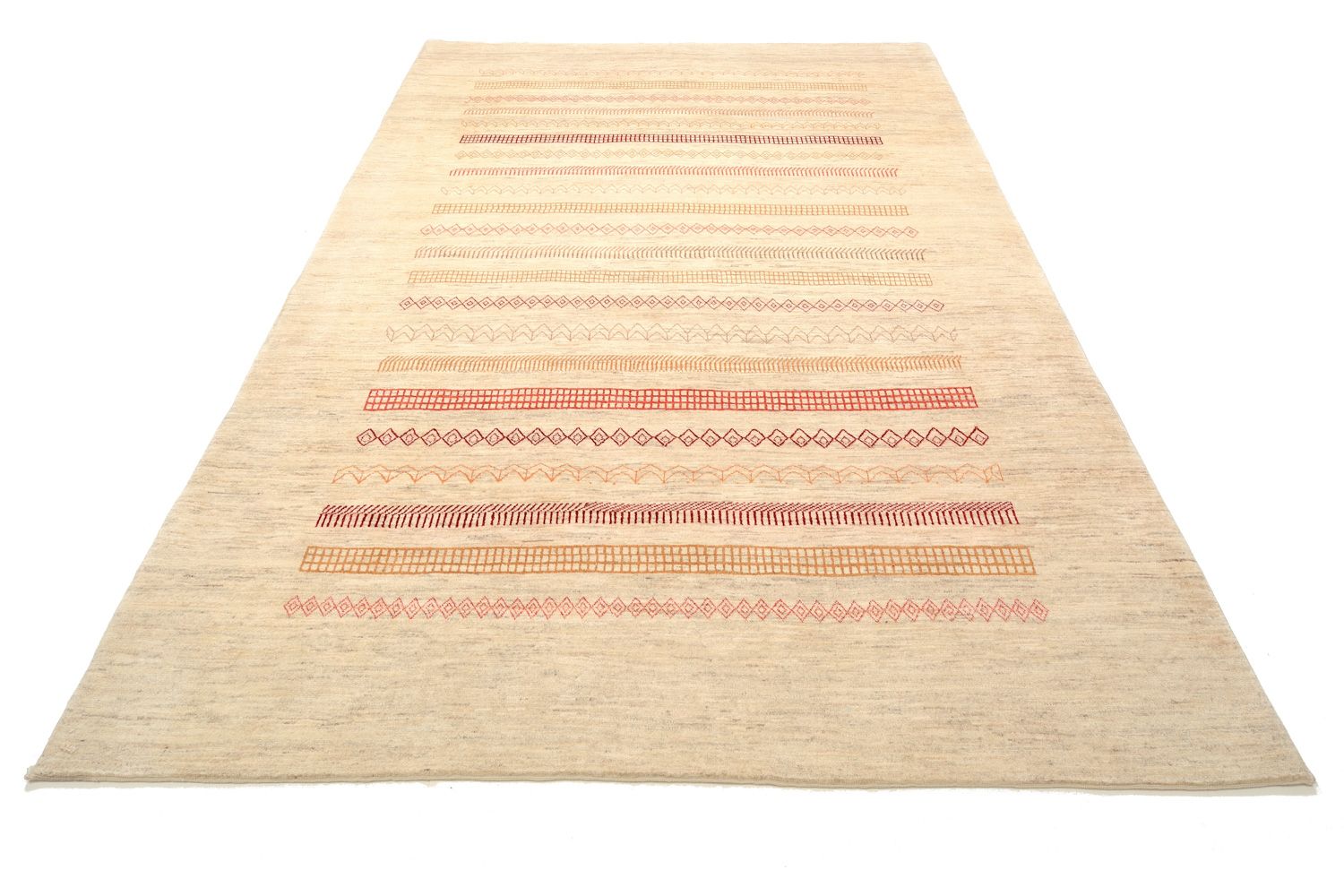 Tappeto Gabbeh - Loribaft Persero - 301 x 205 cm - sabbia