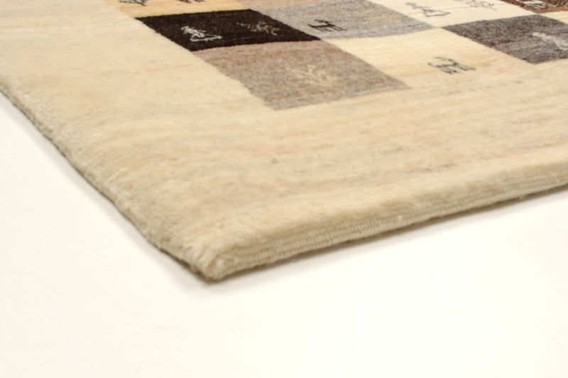 Tappeto Gabbeh - Loribaft Persero - 191 x 154 cm - marrone chiaro
