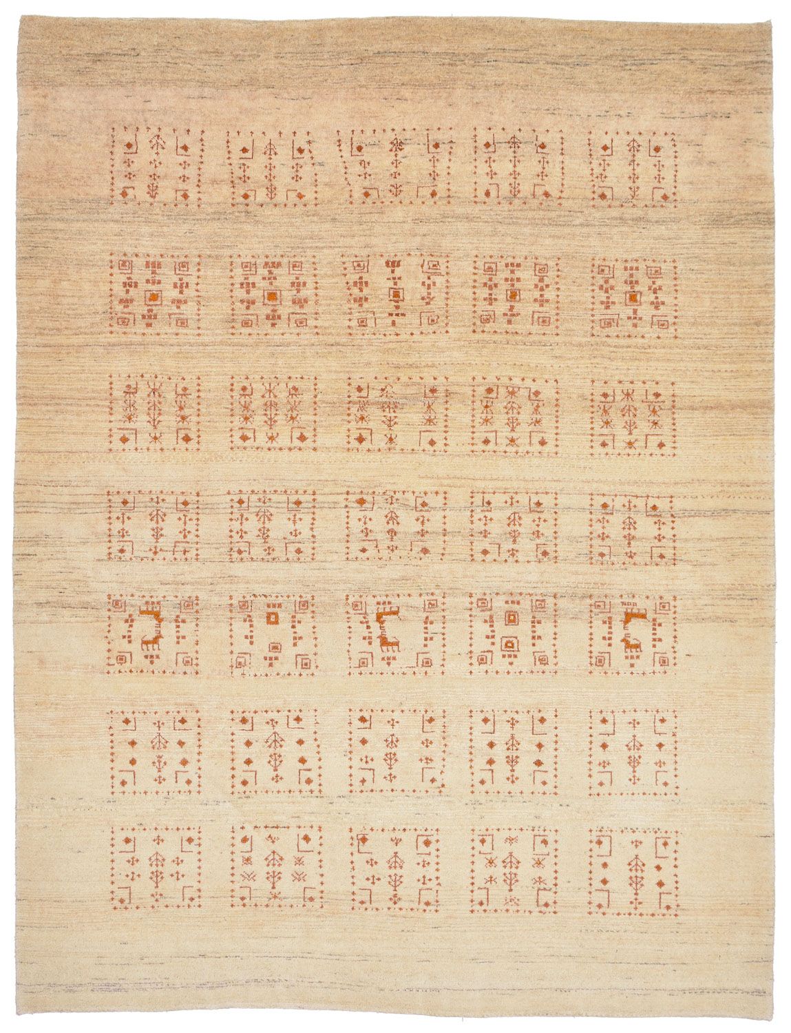 Tappeto Gabbeh - Loribaft Persero - 198 x 148 cm - naturale