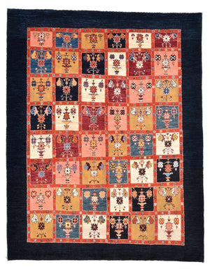 Tappeto Gabbeh - Loribaft Persero - 195 x 153 cm - colorato