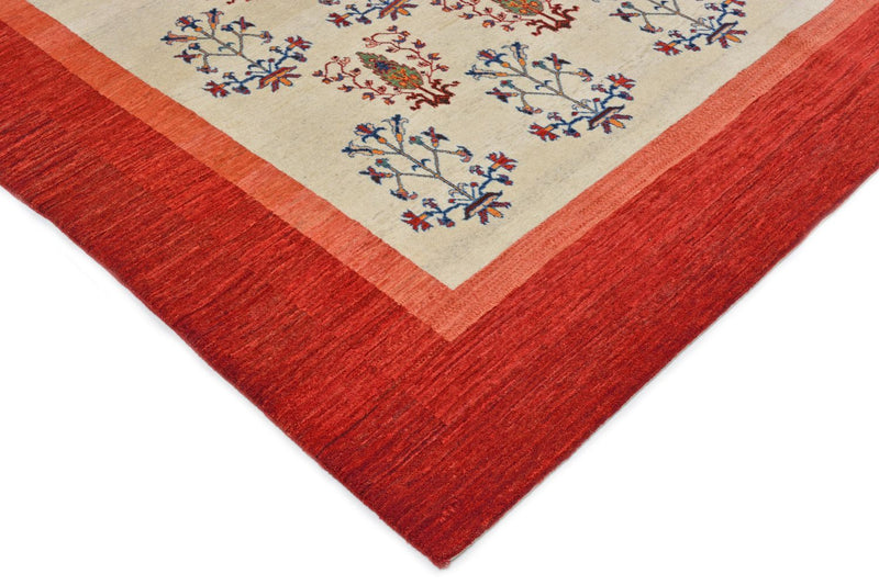 Tappeto Gabbeh - Loribaft Persero - 298 x 200 cm - rosso