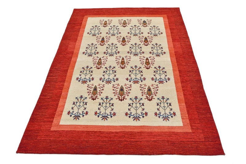 Tappeto Gabbeh - Loribaft Persero - 298 x 200 cm - rosso