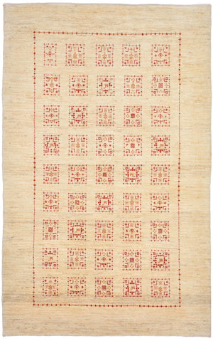 Tappeto Gabbeh - Loribaft Persero - 174 x 106 cm - beige