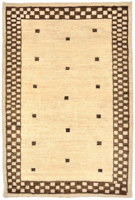 Tappeto Gabbeh - Loribaft Persero - 108 x 71 cm - sabbia