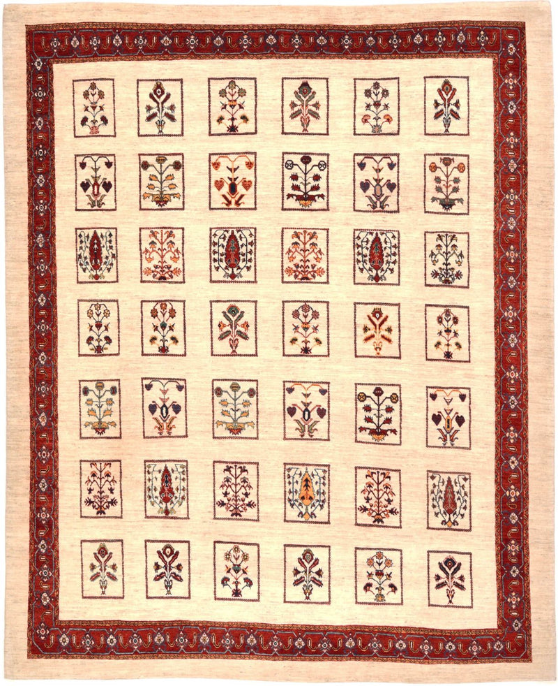 Tappeto Gabbeh - Loribaft Persero - 326 x 261 cm - rosso