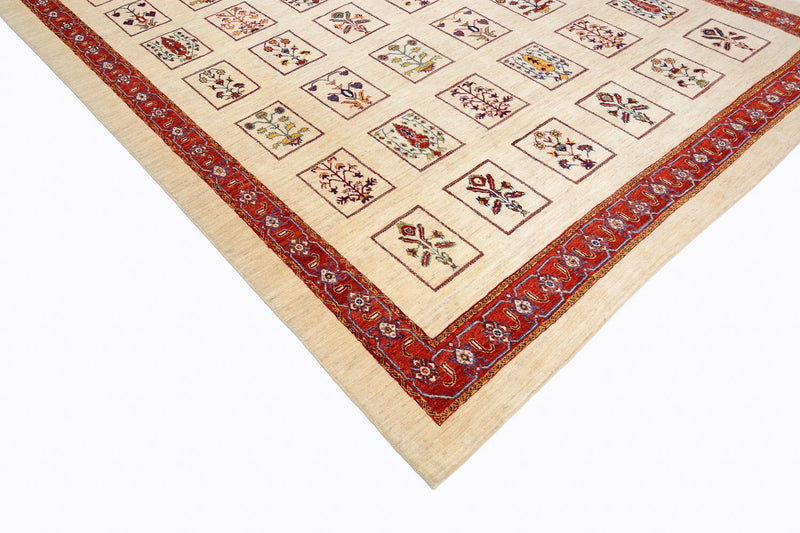 Tappeto Gabbeh - Loribaft Persero - 326 x 261 cm - rosso