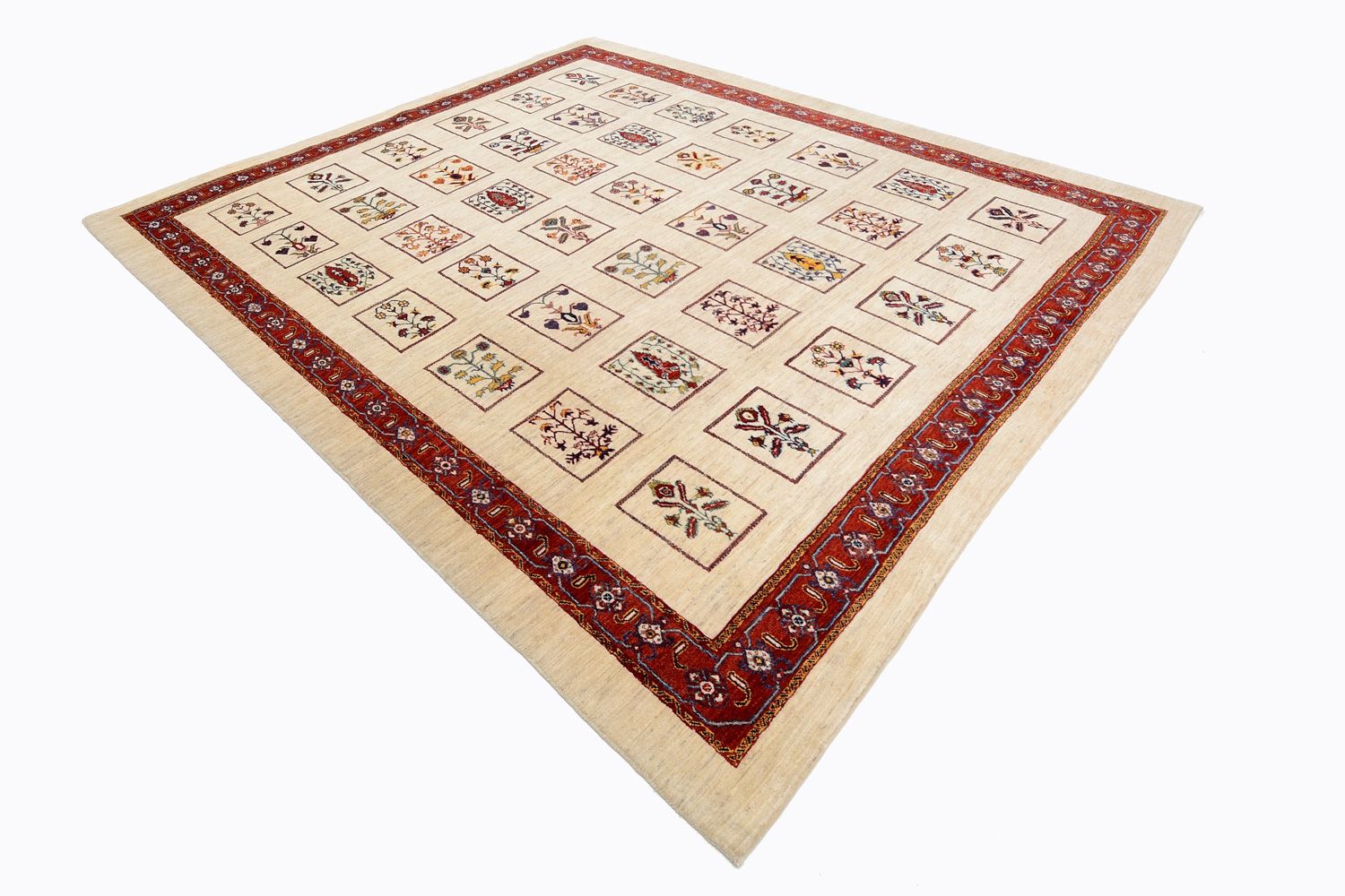 Tappeto Gabbeh - Loribaft Persero - 326 x 261 cm - rosso