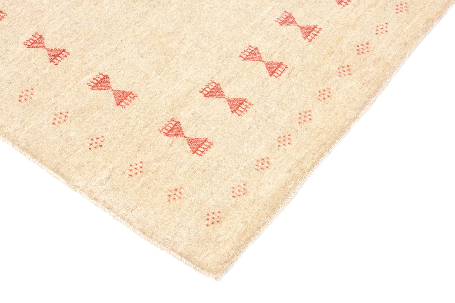 Tappeto corsia Tappeto Gabbeh - Loribaft Persero - 201 x 85 cm - beige