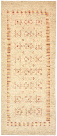 Tappeto corsia Tappeto Gabbeh - Loribaft Persero - 195 x 79 cm - beige