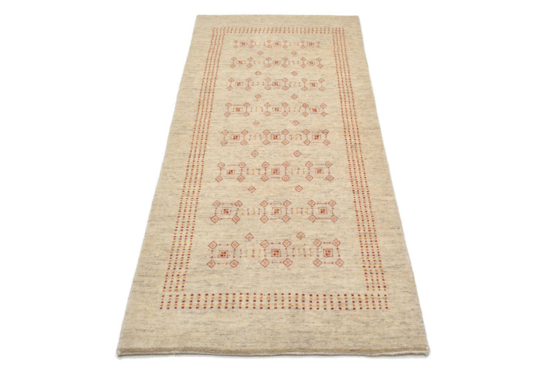 Tappeto corsia Tappeto Gabbeh - Loribaft Persero - 195 x 79 cm - beige