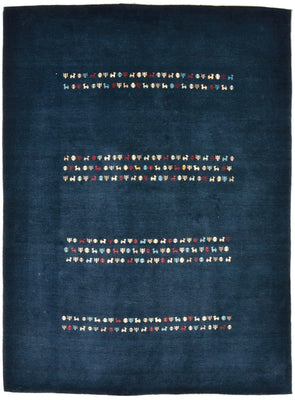 Tappeto Gabbeh - Loribaft Persero - 209 x 154 cm - blu