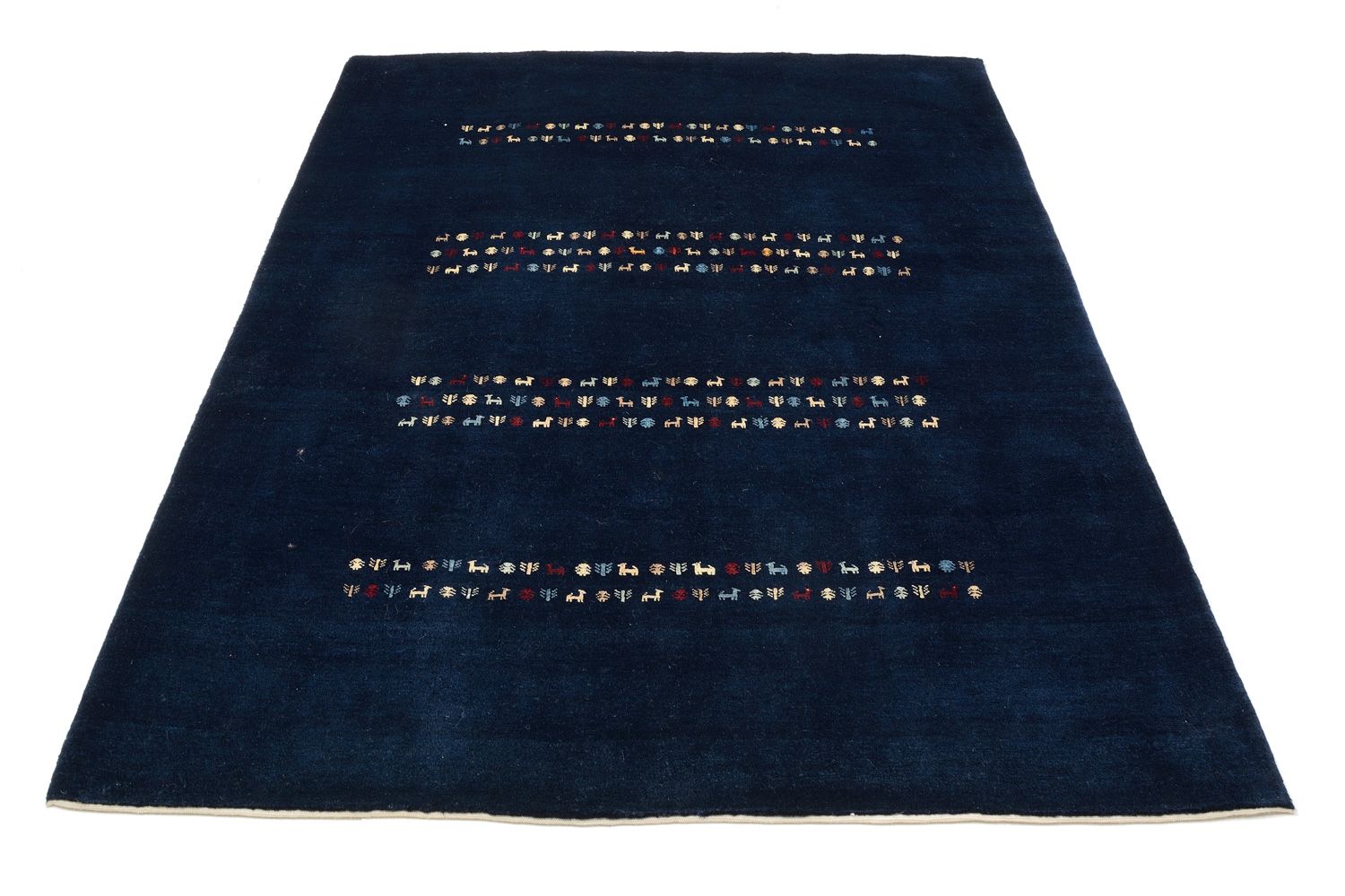 Tappeto Gabbeh - Loribaft Persero - 209 x 154 cm - blu