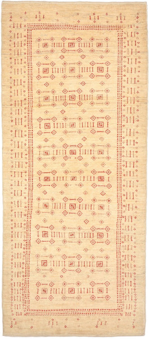 Tappeto corsia Tappeto Gabbeh - Loribaft Persero - 195 x 85 cm - beige
