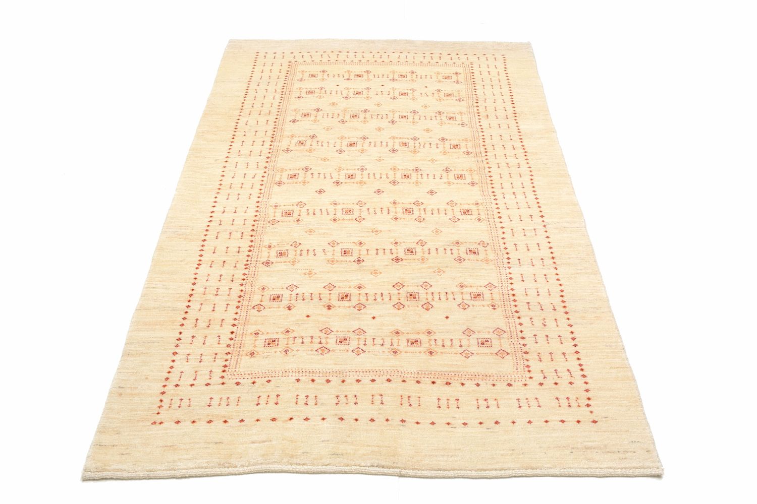 Tappeto Gabbeh - Loribaft Persero - 201 x 119 cm - beige