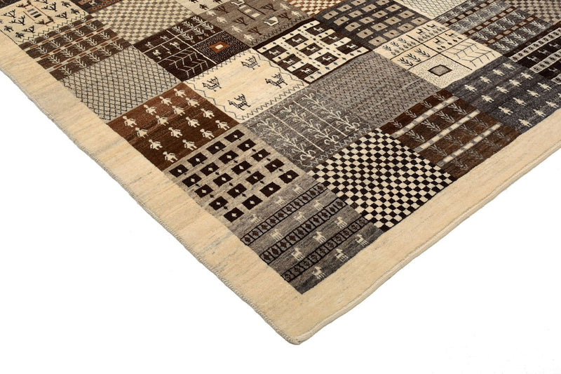 Tappeto Gabbeh - Loribaft Persero - 247 x 187 cm - marrone