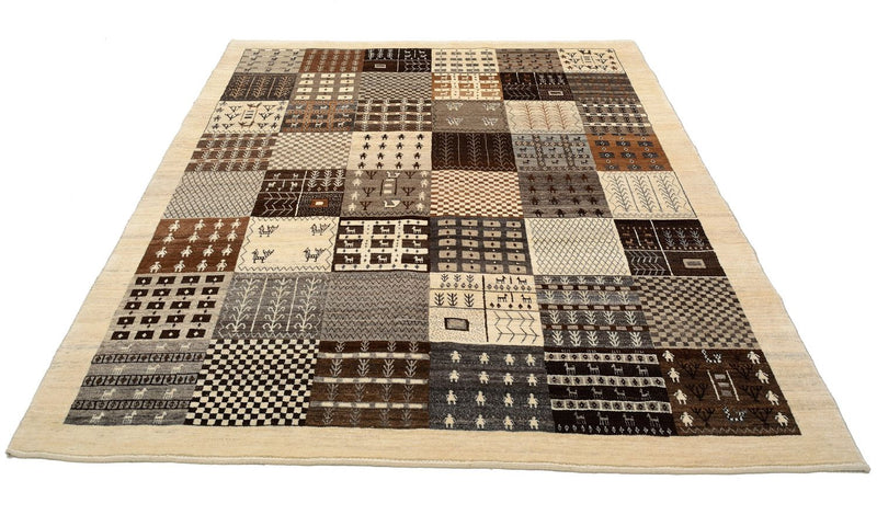 Tappeto Gabbeh - Loribaft Persero - 247 x 187 cm - marrone