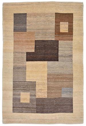 Tappeto Gabbeh - Loribaft Persero - 233 x 152 cm - marrone