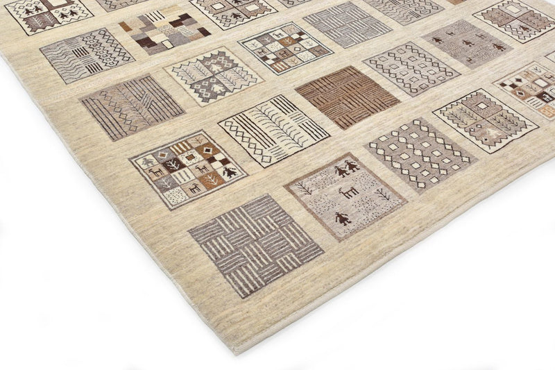 Tappeto Gabbeh - Loribaft Persero - 296 x 206 cm - marrone chiaro