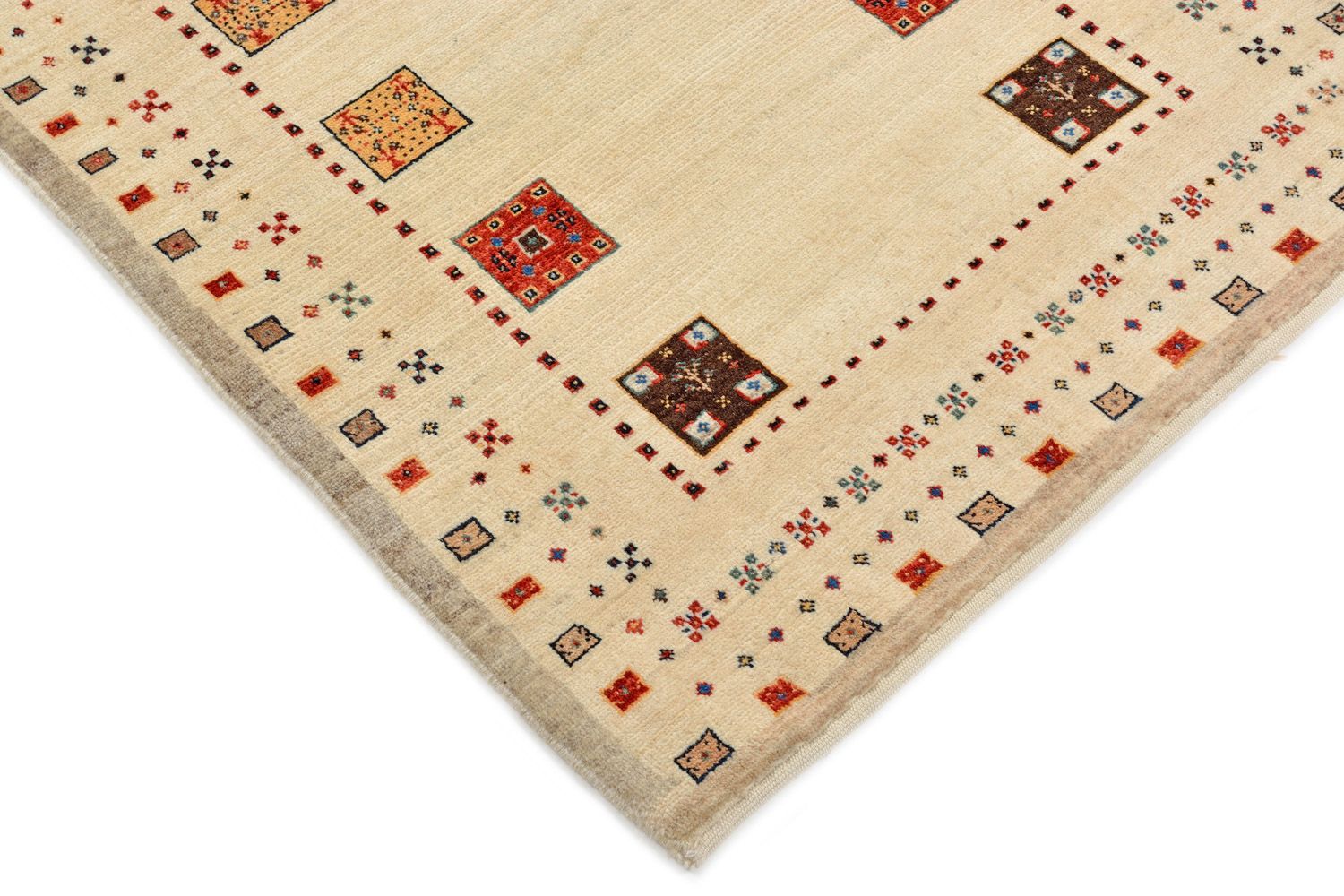 Tappeto Gabbeh - Loribaft Persero - 127 x 84 cm - multicolore