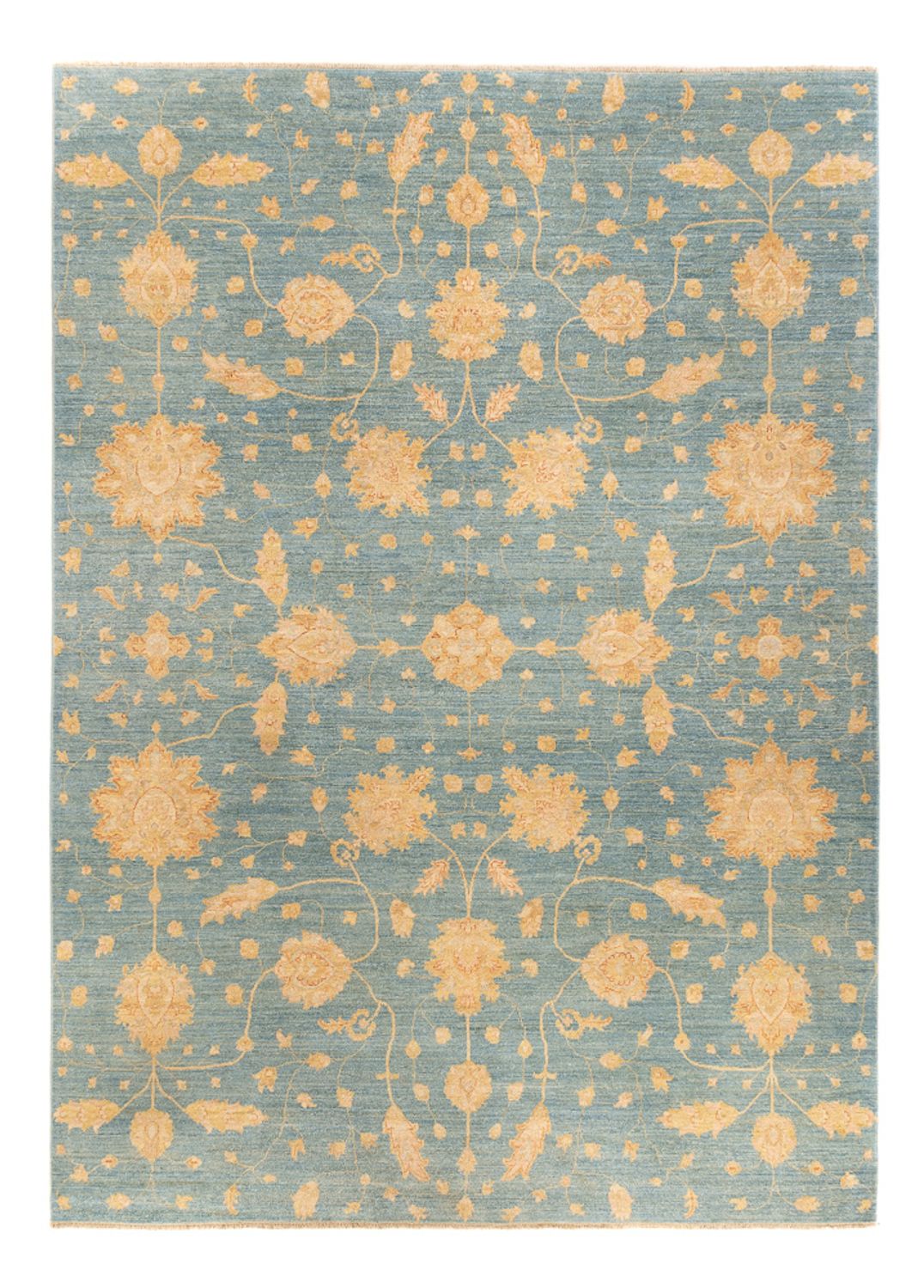 Tappeto Ziegler - 348 x 252 cm - blu mare