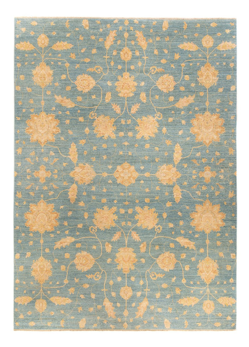 Tappeto Ziegler - 348 x 252 cm - blu mare