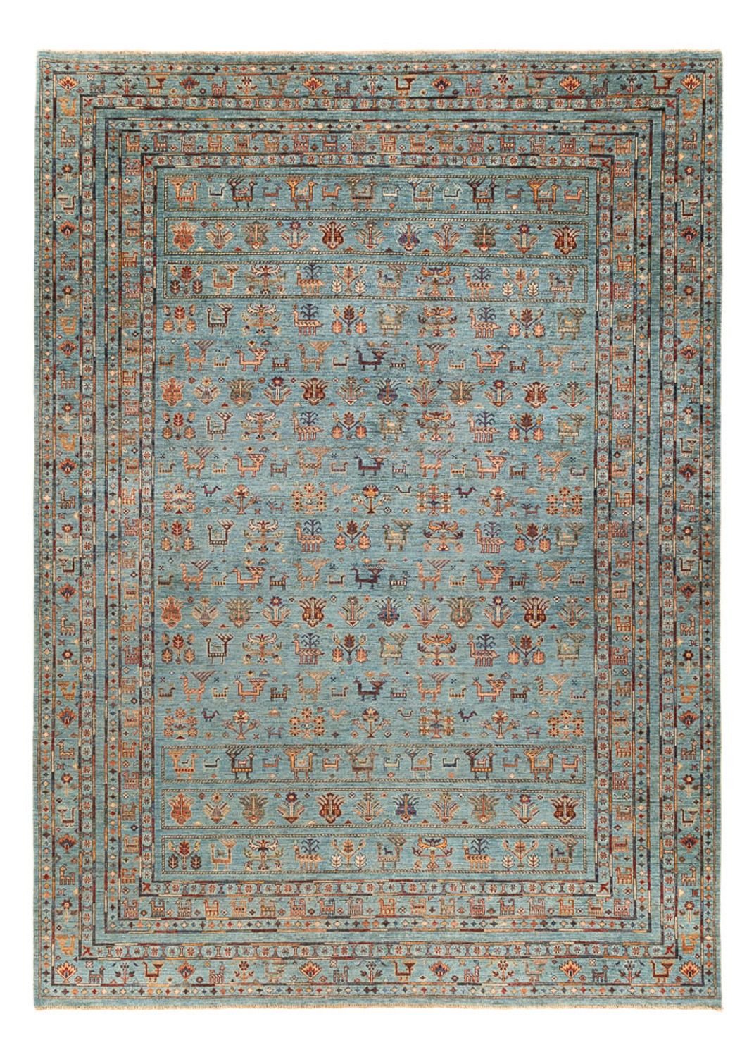 Tappeto Ziegler - Ariana - 341 x 246 cm - blu scuro