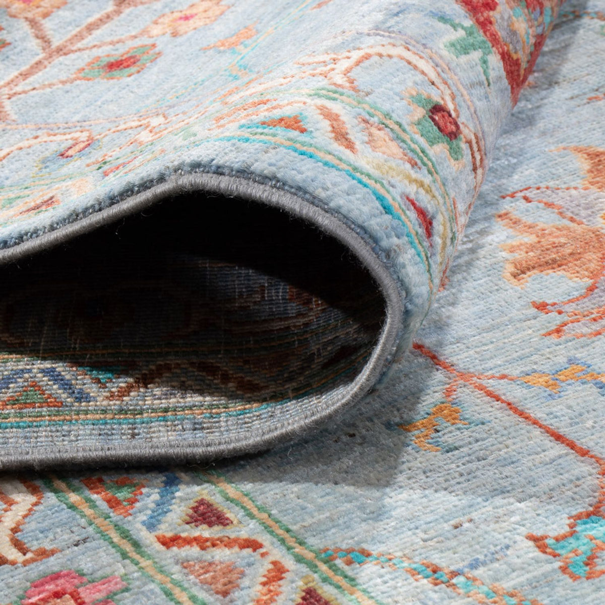 Tappeto Ziegler - Ariana - 346 x 244 cm - blu chiaro