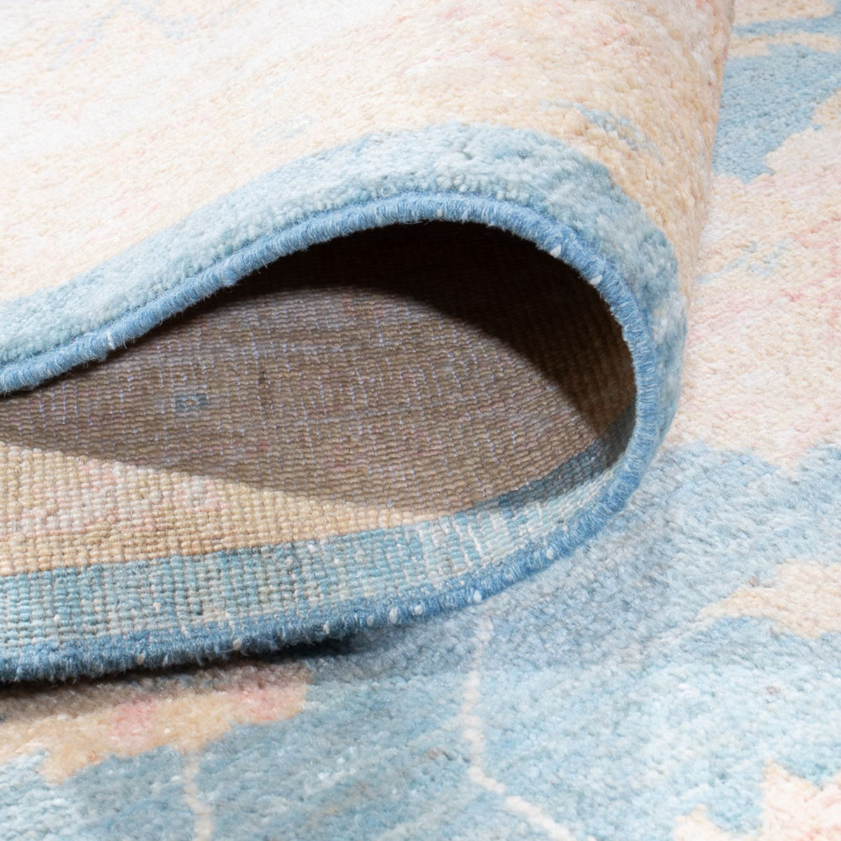 Tappeto Ziegler - 343 x 249 cm - blu chiaro