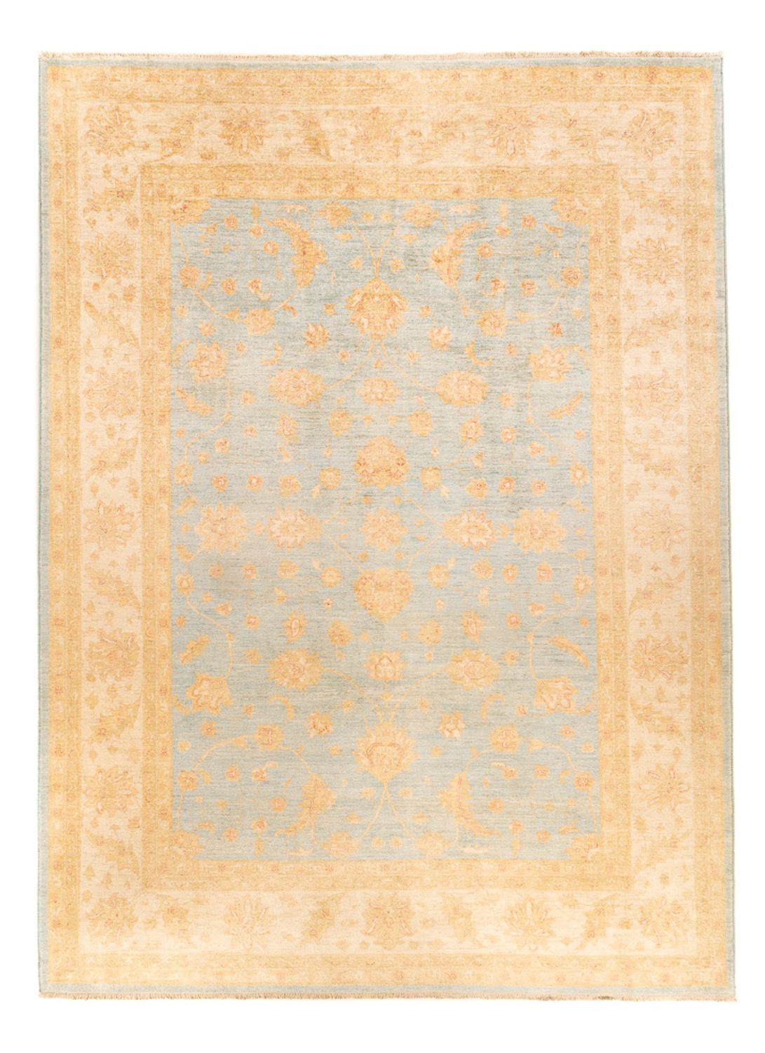 Tappeto Ziegler - 342 x 257 cm - blu chiaro