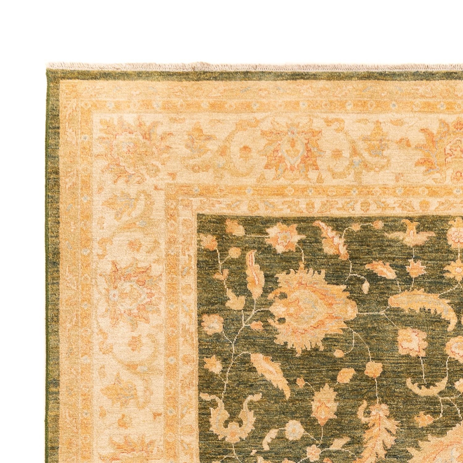 Tappeto Ziegler - 346 x 258 cm - verde oliva