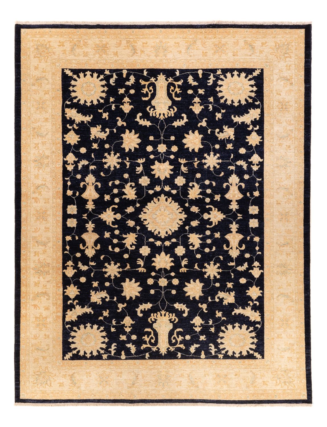 Tappeto Ziegler - 332 x 248 cm - blu scuro