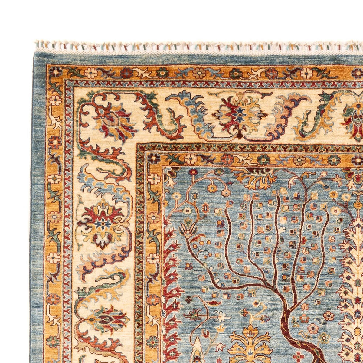 Tappeto Ziegler - Ariana - 297 x 206 cm - blu petrolio