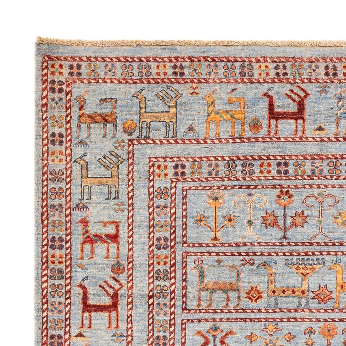 Tappeto Ziegler - Ariana - 197 x 157 cm - blu chiaro