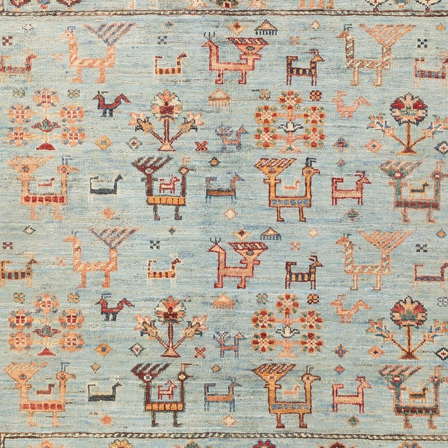 Tappeto Ziegler - Ariana - 199 x 158 cm - blu chiaro