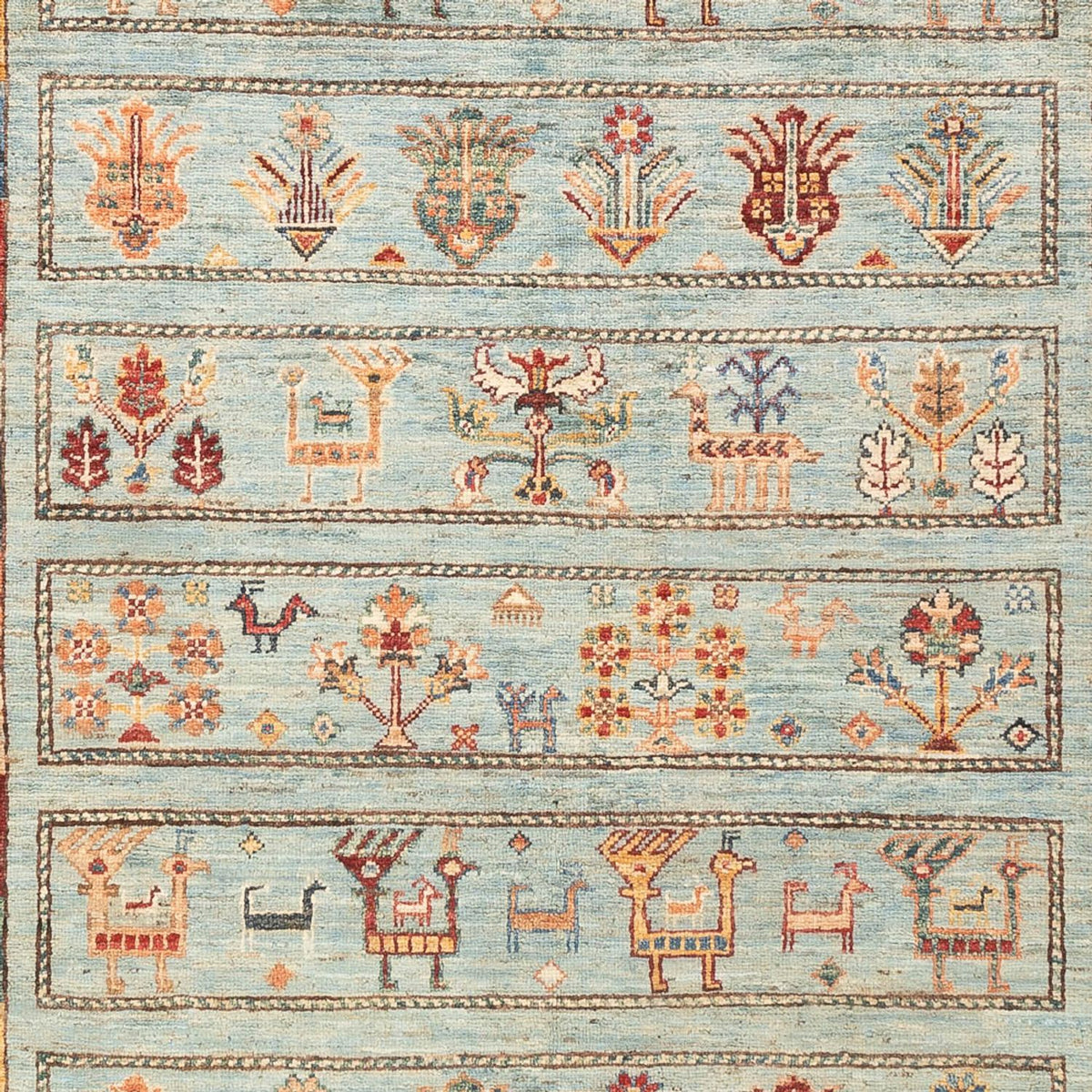 Tappeto Ziegler - Ariana - 211 x 156 cm - blu chiaro