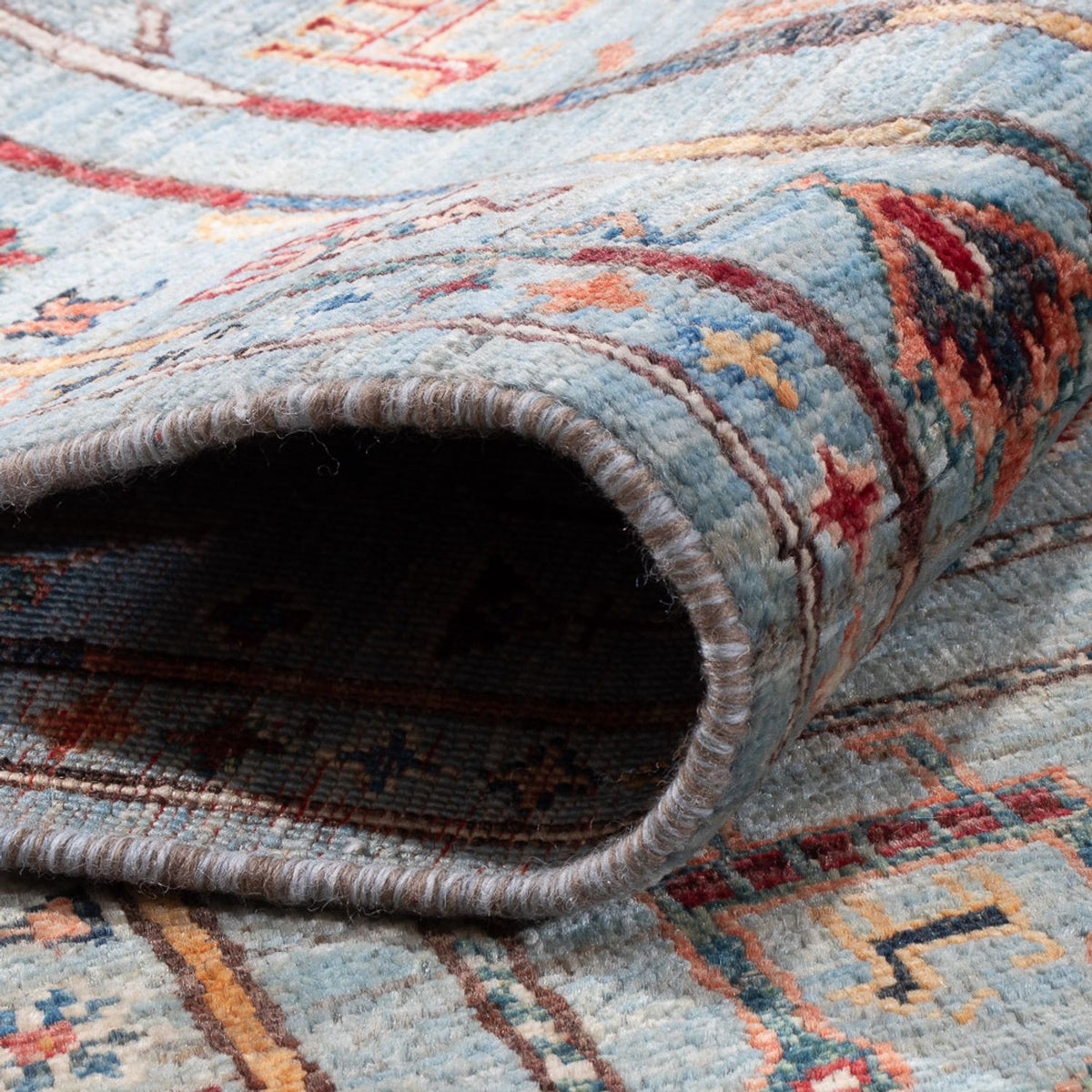 Tappeto Ziegler - Ariana - 211 x 156 cm - blu chiaro