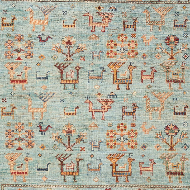 Tappeto Ziegler - Ariana - 208 x 148 cm - blu chiaro