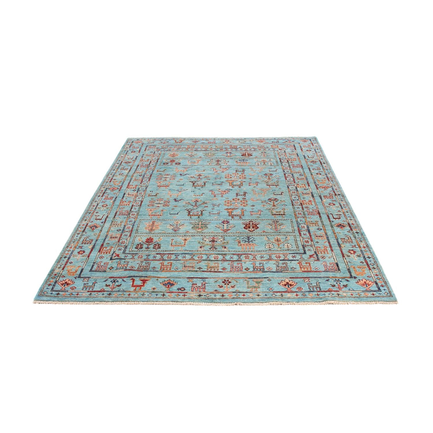Tappeto Ziegler - Ariana - 208 x 148 cm - blu chiaro