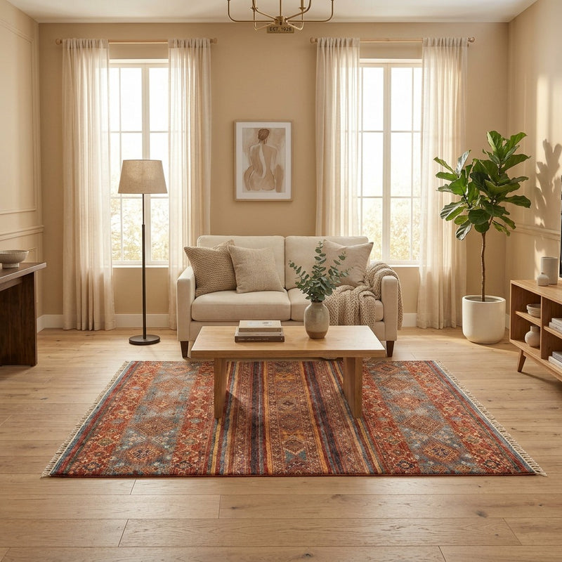 Shal Tappeto 191x153cm - Tappeto orientale