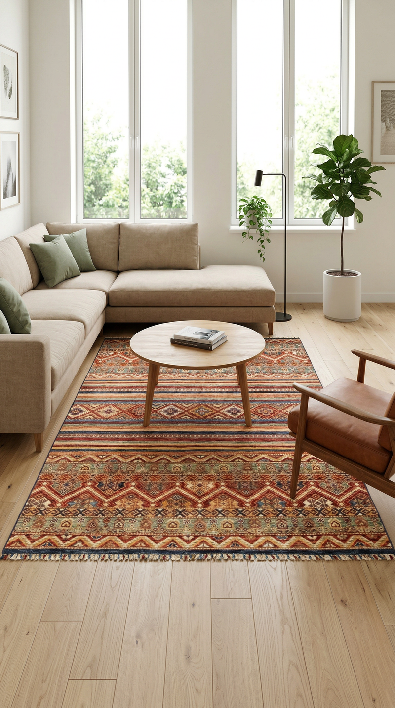 Shal Tappeto 198x146cm - Tappeto orientale
