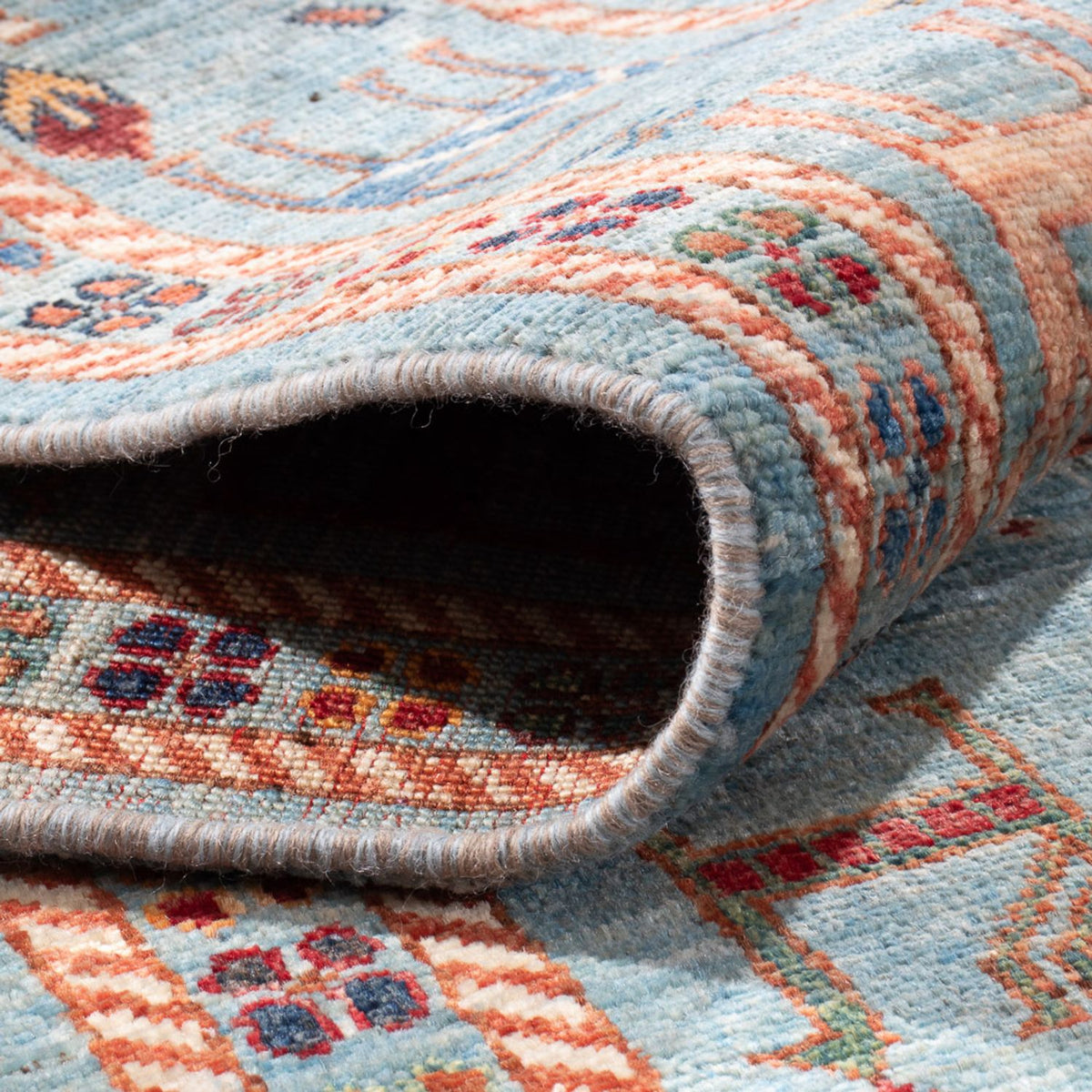 Tappeto Ziegler - Ariana - 300 x 209 cm - blu chiaro