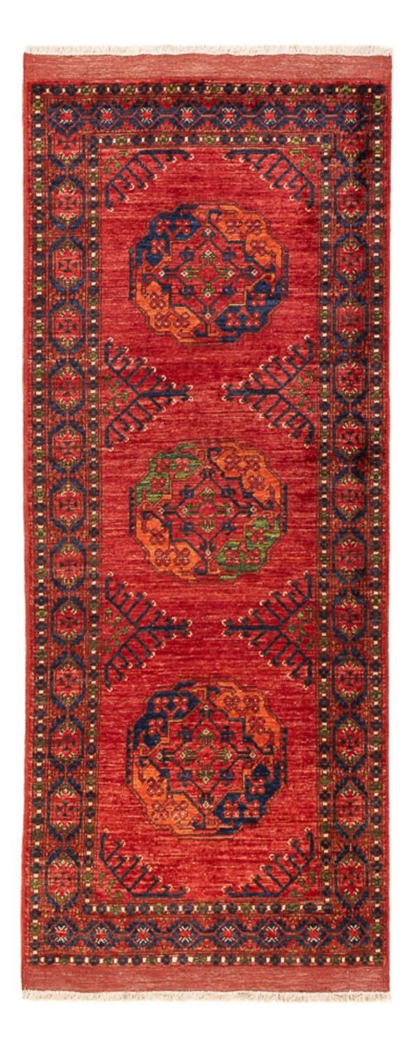 Tappeto corsia Tappeto afgano - 201 x 81 cm - rosso
