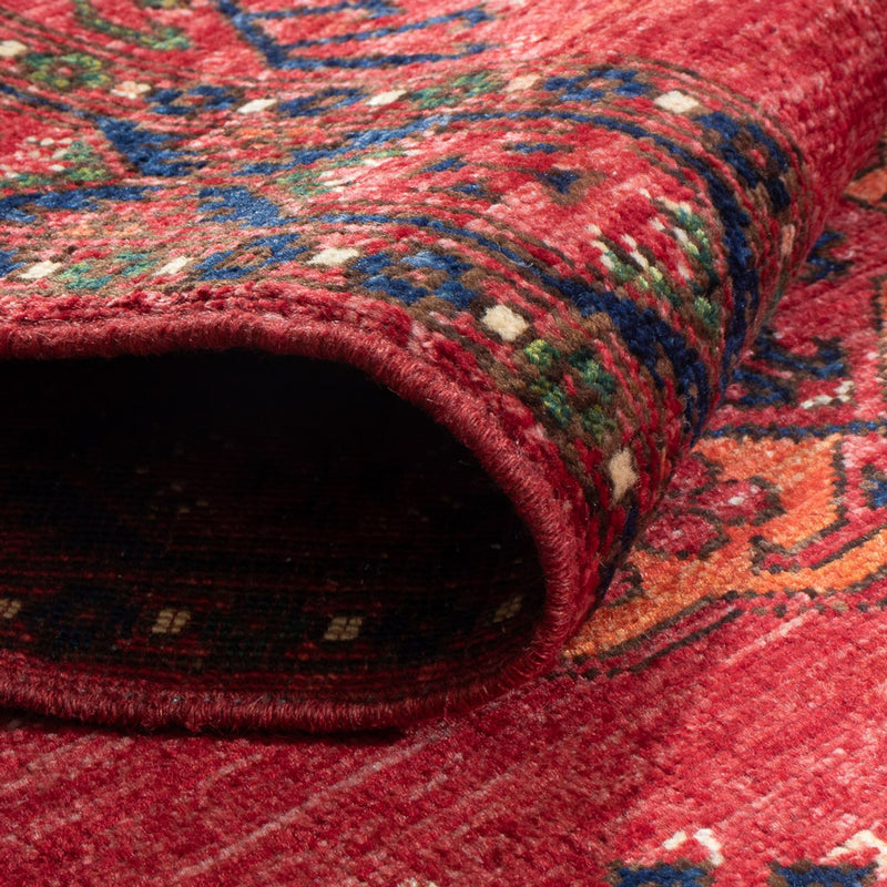 Tappeto corsia Tappeto afgano - 201 x 81 cm - rosso