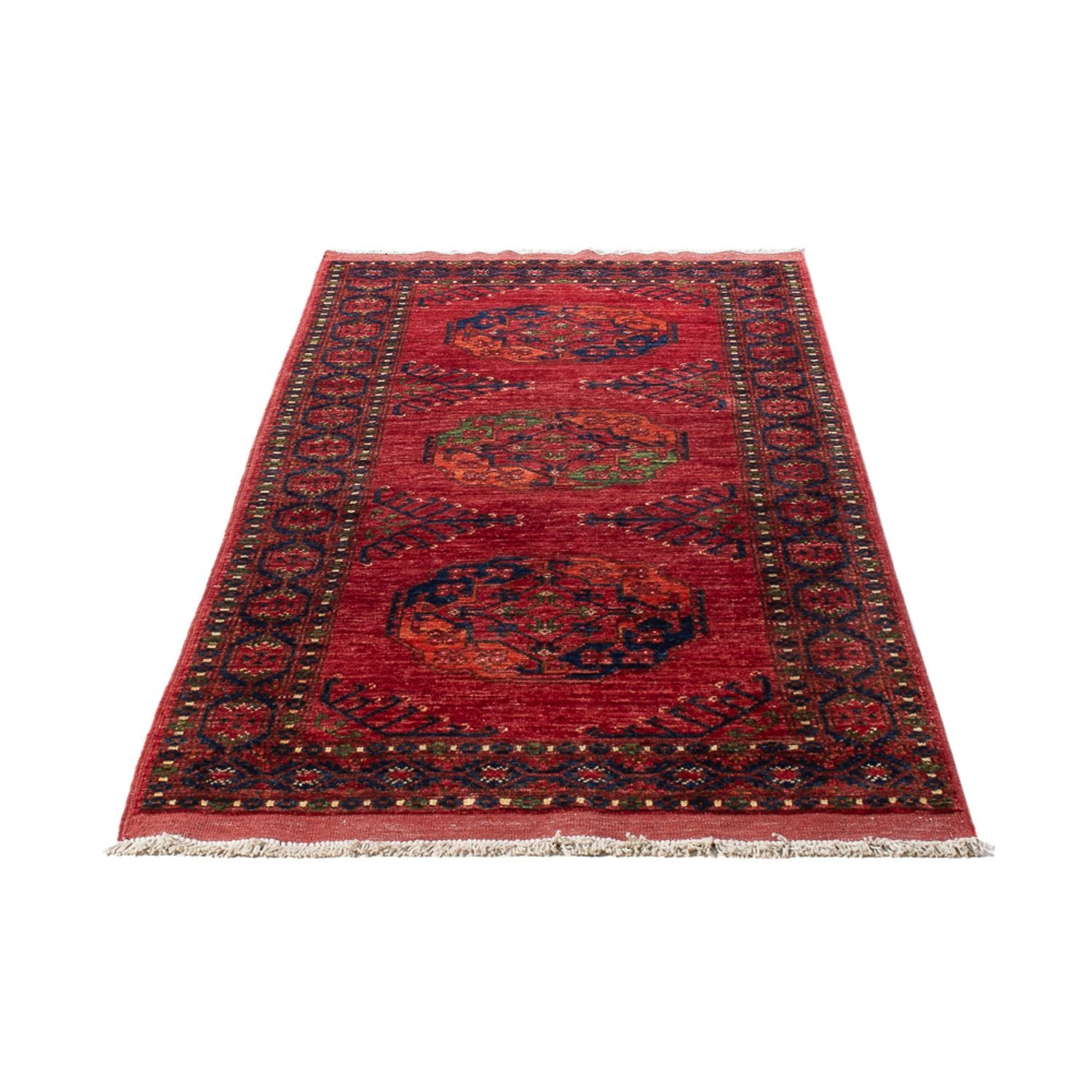 Tappeto corsia Tappeto afgano - 201 x 81 cm - rosso