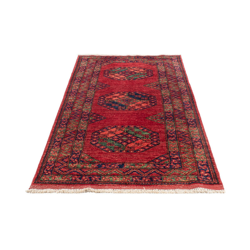 Tappeto corsia Tappeto afgano - 207 x 86 cm - rosso