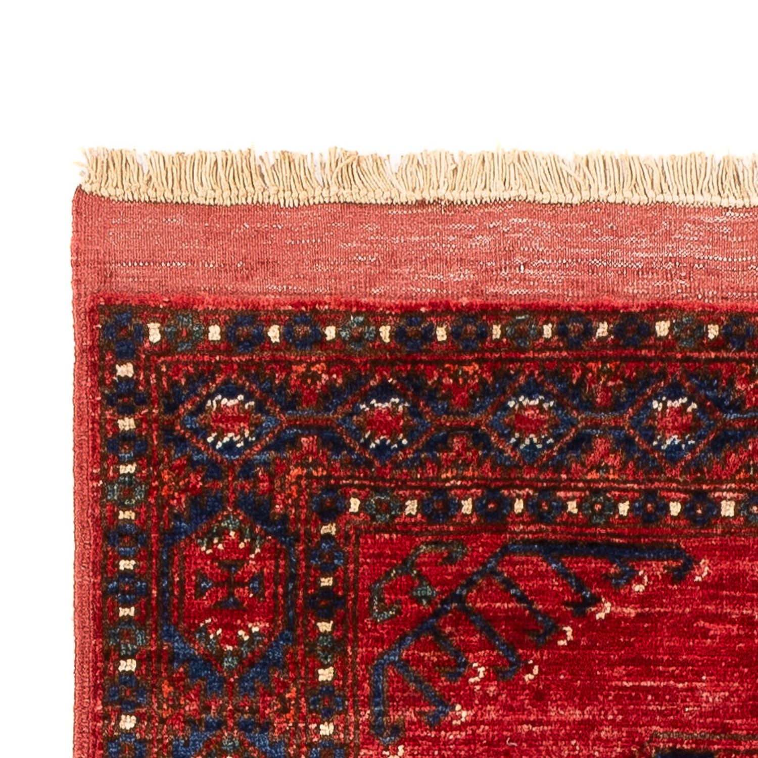 Tappeto corsia Tappeto afgano - 207 x 80 cm - rosso