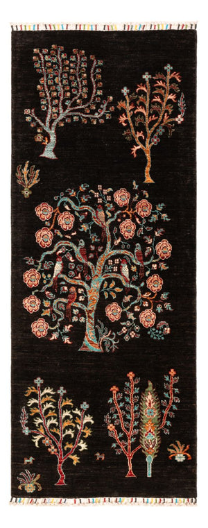 Tappeto corsia Tappeto Ziegler - Ariana - 200 x 79 cm - nero