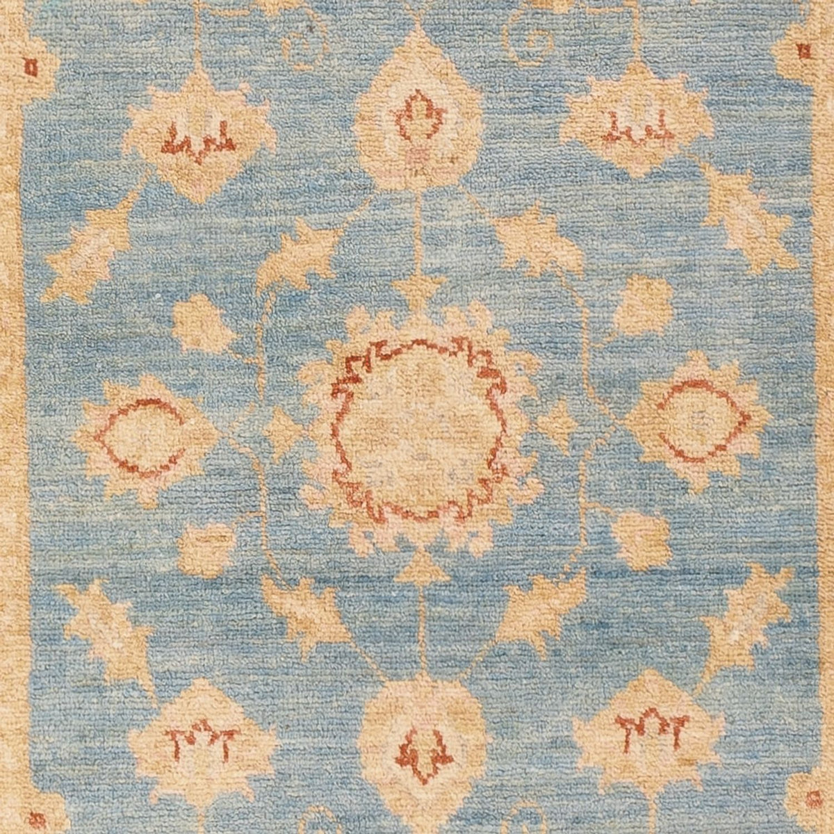Tappeto corsia Tappeto Ziegler - 200 x 77 cm - blu chiaro