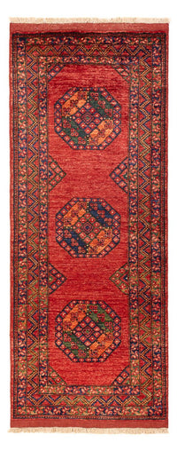 Tappeto corsia Tappeto afgano - 206 x 84 cm - rosso