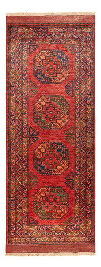 Tappeto corsia Tappeto afgano - 204 x 82 cm - rosso